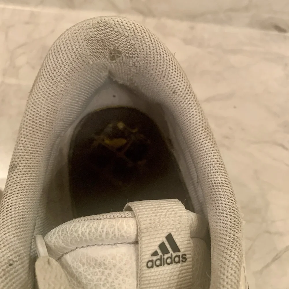 Adidas Sneakers Men's 10 Shoes White Blue Stripes - Picture 11 of 15